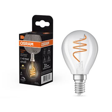 OSRAM Vintage 1906 CRI90 Krone Spiral klar DIM 4,6W=40W 927 E14